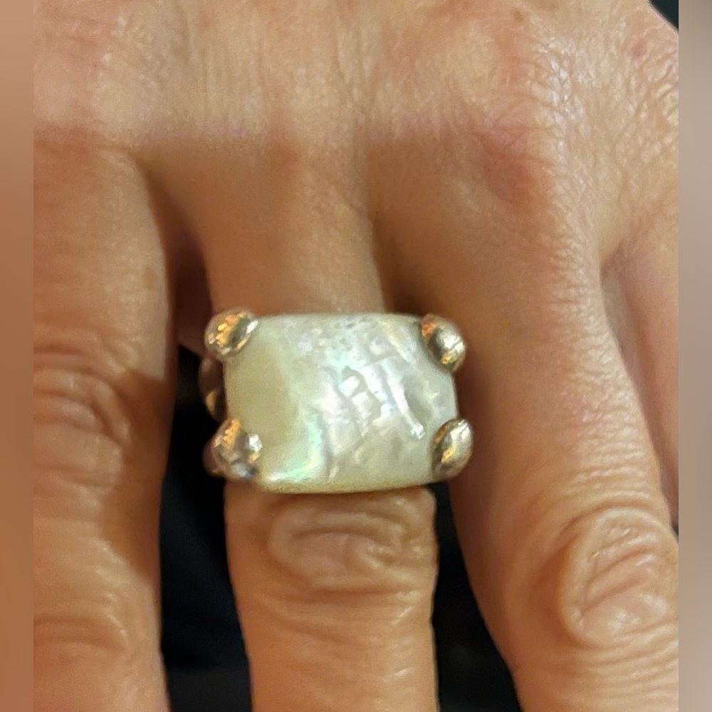 925 Mother of Pearl ring